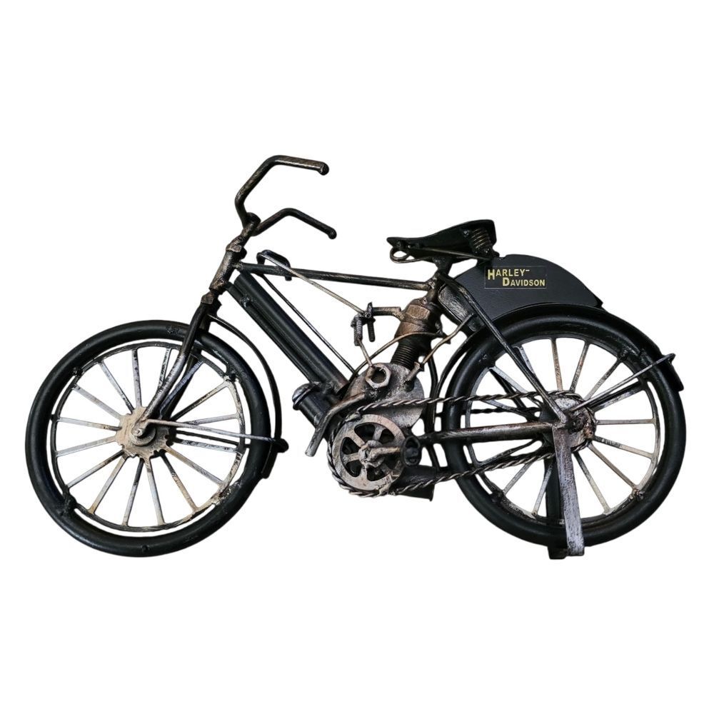 Harley-Davidson Black and Silver Model Motorcycle